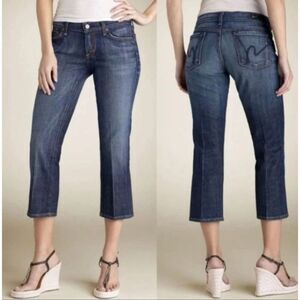 CITIZENS OF HUMANITY WIMBLEDON 254 STRETCH CROPPED KELLY-W26